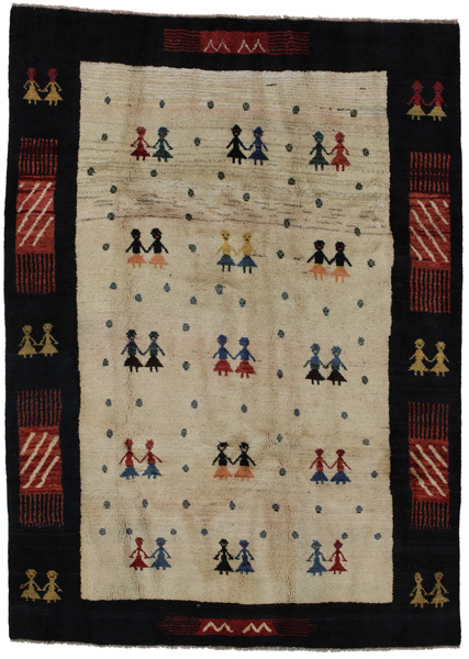 Gabbeh - Qashqai Persian Rug 250x180
