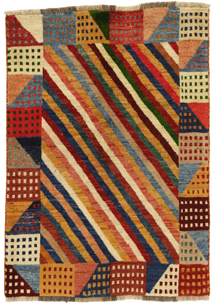 Gabbeh - Bakhtiari Persian Rug 140x100