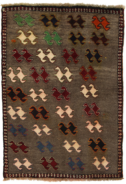 Gabbeh - Qashqai Persian Rug 148x103