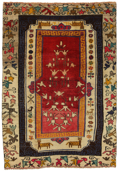 Gabbeh - Qashqai Persian Rug 227x156