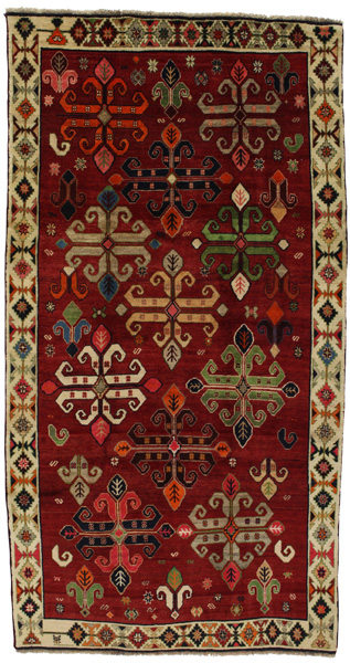 Gabbeh - Qashqai Persian Rug 294x154