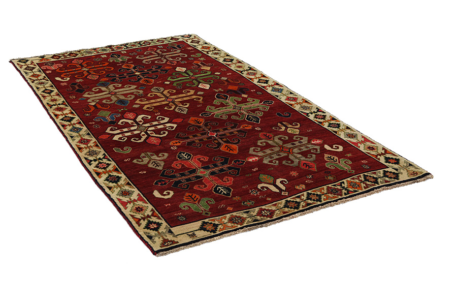 Gabbeh - Qashqai Persian Rug 294x154 - Picture 1