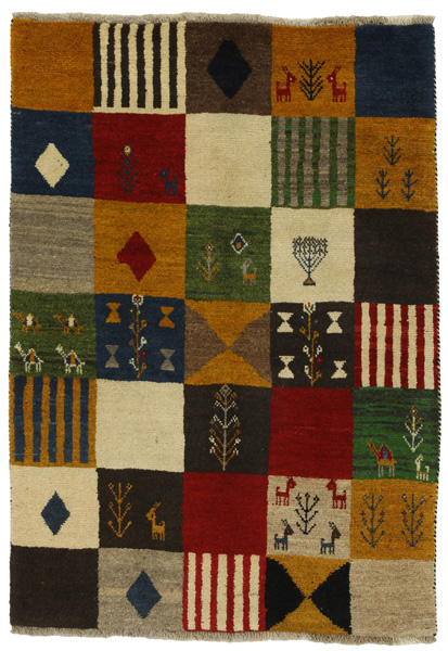 Gabbeh - Bakhtiari Persian Rug 146x102