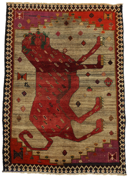 Gabbeh - Qashqai Persian Rug 178x127