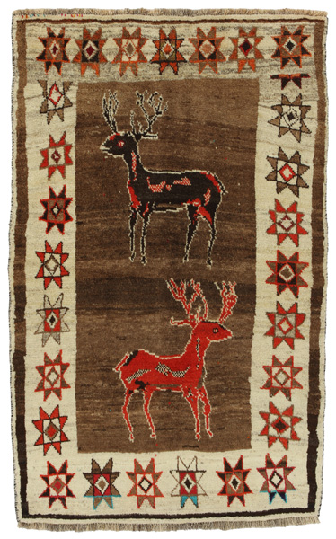 Gabbeh - Qashqai Persian Rug 191x118