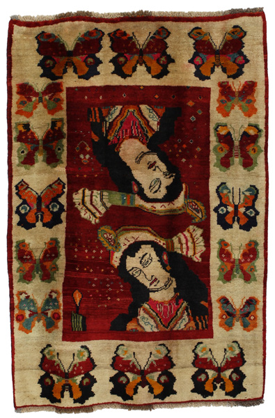 Gabbeh - Qashqai Persian Rug 184x123