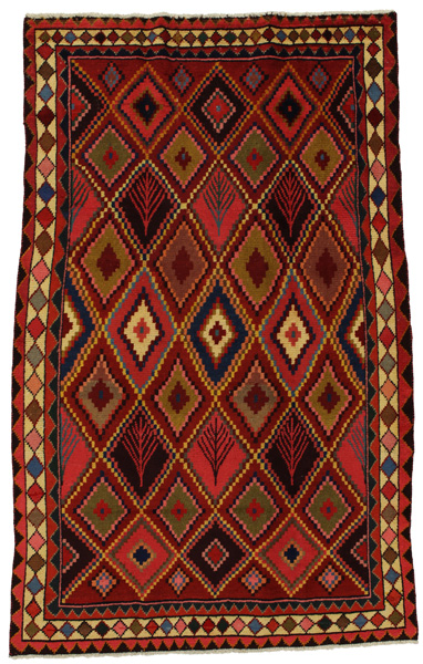 Gabbeh - Bakhtiari Persian Rug 302x188