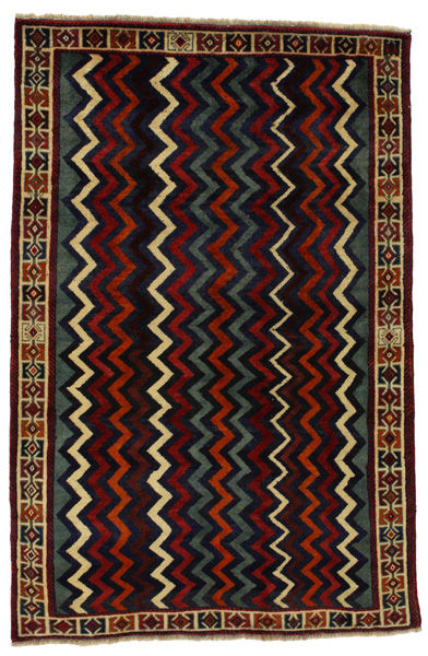 Gabbeh - Qashqai Persian Rug 220x146
