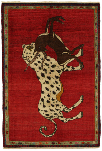 Gabbeh - Qashqai Persian Rug 183x125