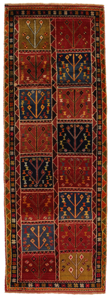 Gabbeh - Bakhtiari Persian Rug 273x95