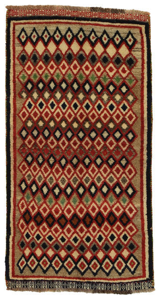 Gabbeh - Qashqai Persian Rug 151x78