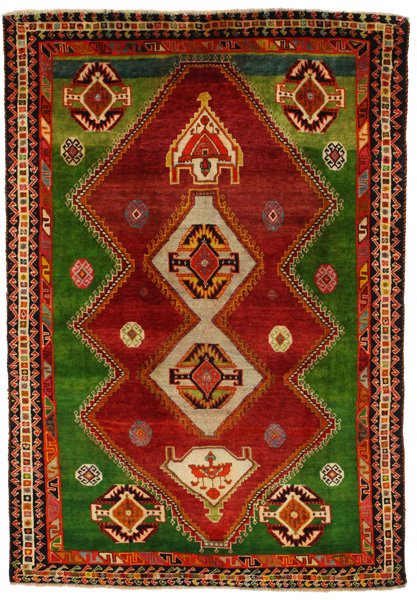 Qashqai - Gabbeh Persian Rug 225x156