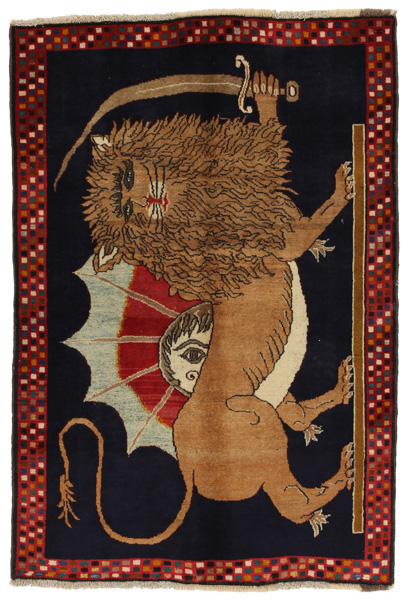 Kashkooli - Gabbeh Persian Rug 165x112