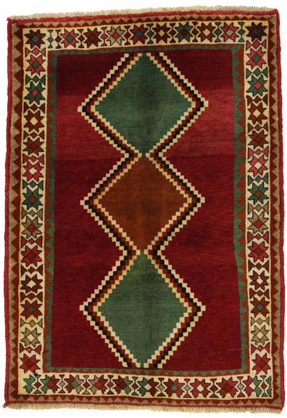 Gabbeh - Qashqai Persian Rug 152x107