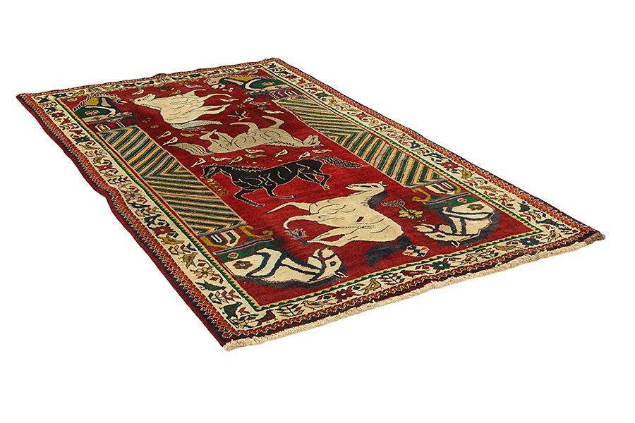 Gabbeh - Qashqai Persian Rug 253x148 - Picture 1