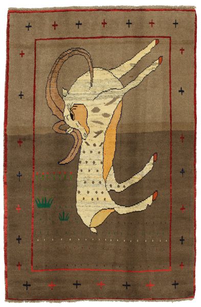 Gabbeh - Qashqai Persian Rug 230x153