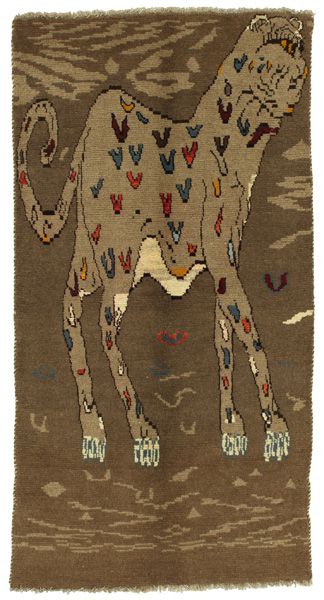 Gabbeh - Qashqai Persian Rug 195x100