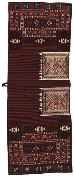 Turkaman - Saddle Bag Persian Rug 295x110
