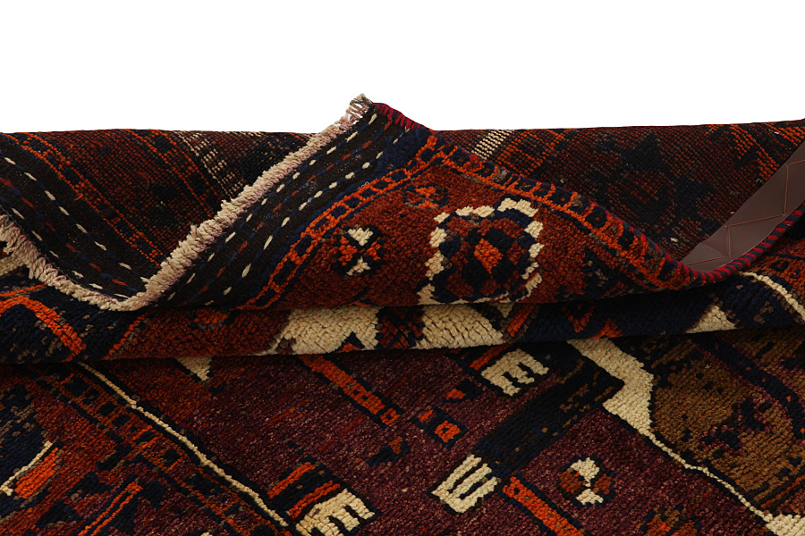 Bakhtiari - Qashqai Persian Rug 395x135 - Picture 4