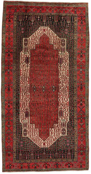 Senneh - Kurdi Persian Rug 298x153