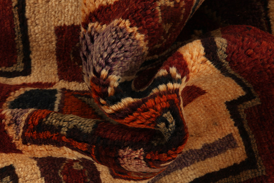 Bakhtiari - Gabbeh Persian Rug 382x124 - Picture 6
