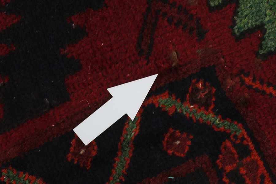 Senneh - Kurdi Persian Rug 387x139 - Picture 8
