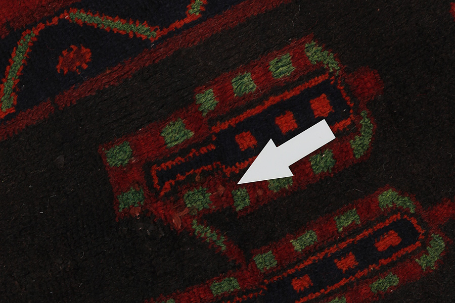 Senneh - Kurdi Persian Rug 387x139 - Picture 9