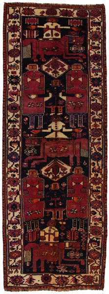 Bakhtiari - Qashqai Persian Rug 361x127