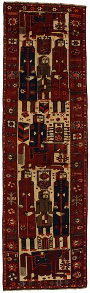 Bakhtiari - Qashqai Persian Rug 444x129