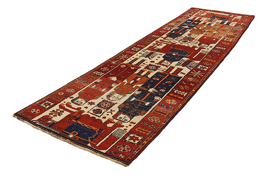 Bakhtiari - Qashqai Persian Rug 477x128 - Picture 2