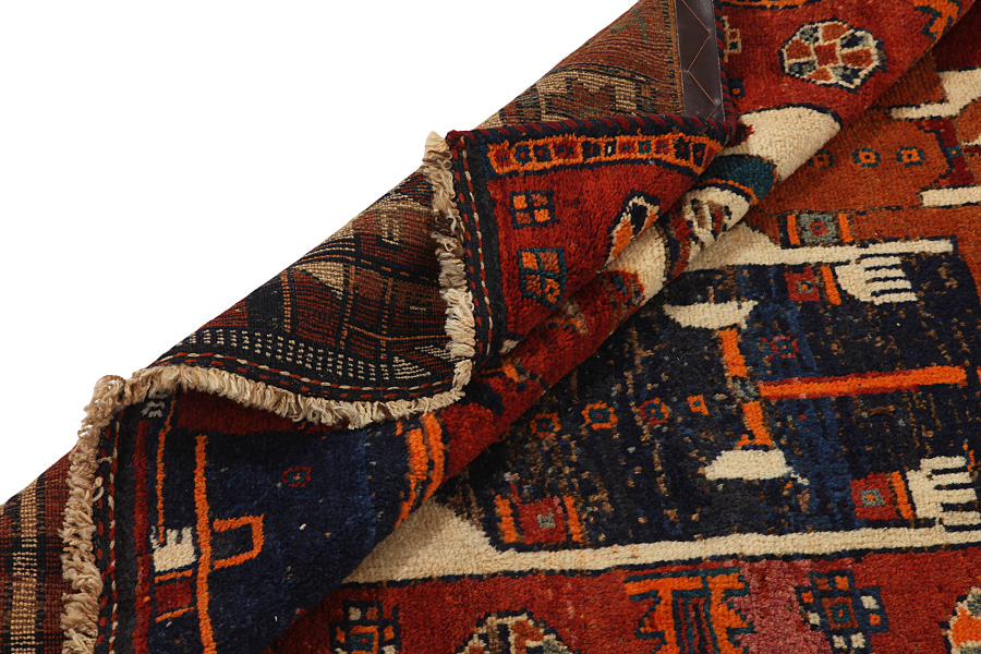 Bakhtiari - Qashqai Persian Rug 477x128 - Picture 4
