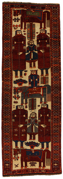 Bakhtiari - Qashqai Persian Rug 397x135