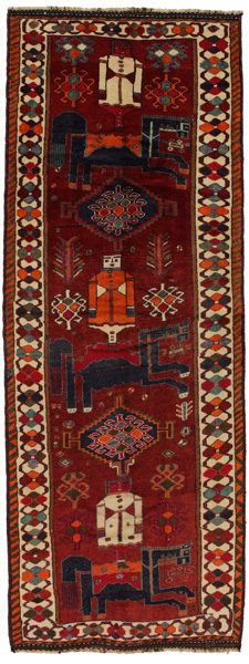 Bakhtiari - Qashqai Persian Rug 398x145