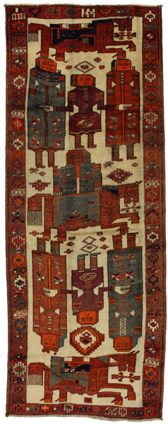 Bakhtiari - Qashqai Persian Rug 342x128