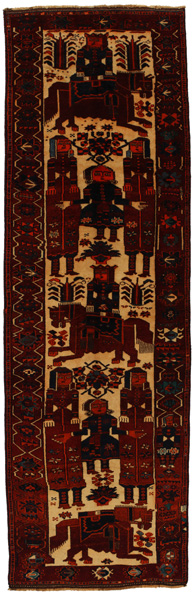 Bakhtiari - Qashqai Persian Rug 438x137