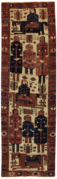 Bakhtiari - Qashqai Persian Rug 439x137