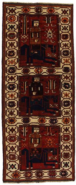 Bakhtiari - Qashqai Persian Rug 374x149