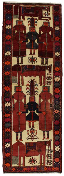 Bakhtiari - Qashqai Persian Rug 416x144