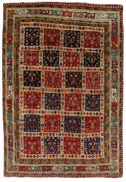 Bakhtiari - Qashqai Persian Rug 298x206