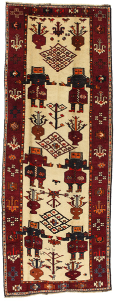 Bakhtiari - Qashqai Persian Rug 403x148