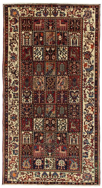 Bakhtiari - old Persian Rug 287x155