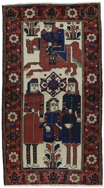 Bakhtiari Persian Rug 207x113
