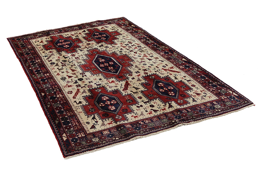 Afshar - Sirjan Persian Rug 247x148 - Picture 1