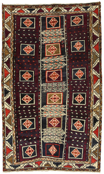 Gabbeh - Qashqai Persian Rug 225x134
