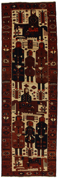 Bakhtiari - Qashqai Persian Rug 432x134