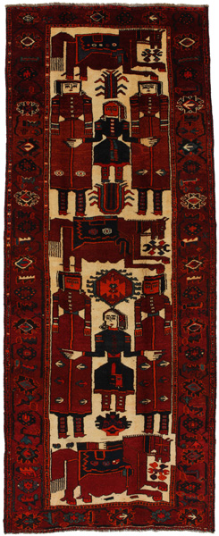 Bakhtiari - Qashqai Persian Rug 370x146