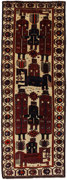 Bakhtiari - Qashqai Persian Rug 452x160