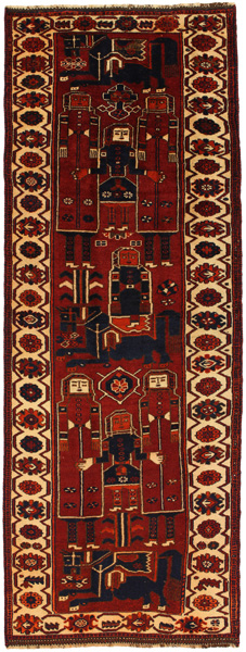 Bakhtiari - Qashqai Persian Rug 380x140