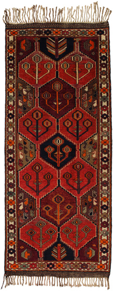 Bakhtiari - Qashqai Persian Rug 334x138