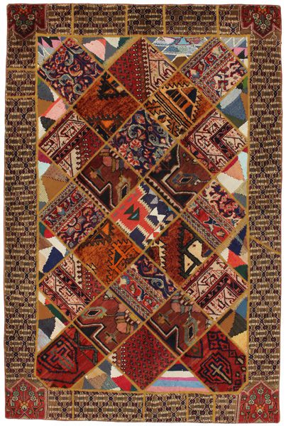 Patchwork Persian Rug 256x168